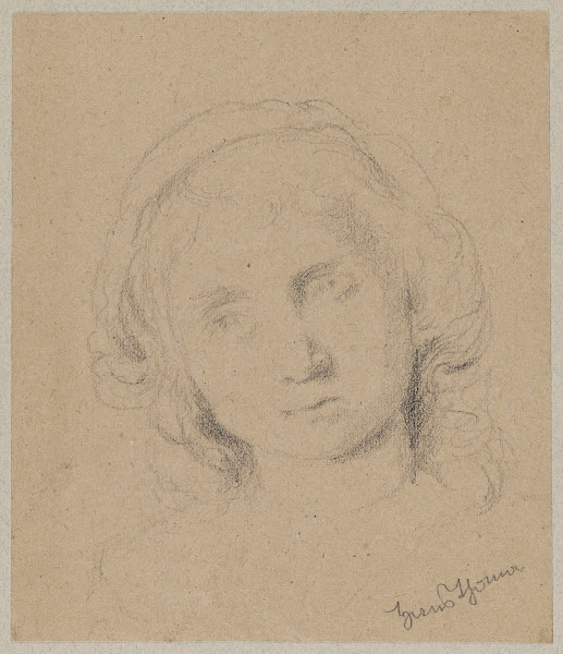 Head of a Young Woman 1865   1890