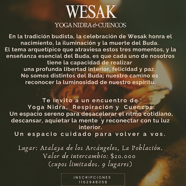 Wesak Yoga Nidra y Cuencos