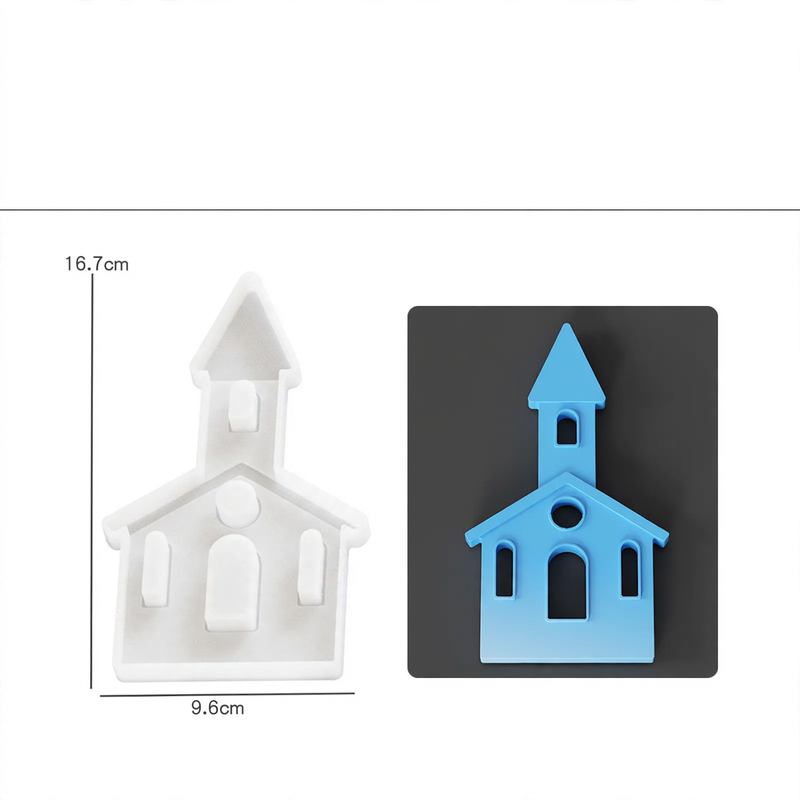 Silicone mold for candle holders and decoration