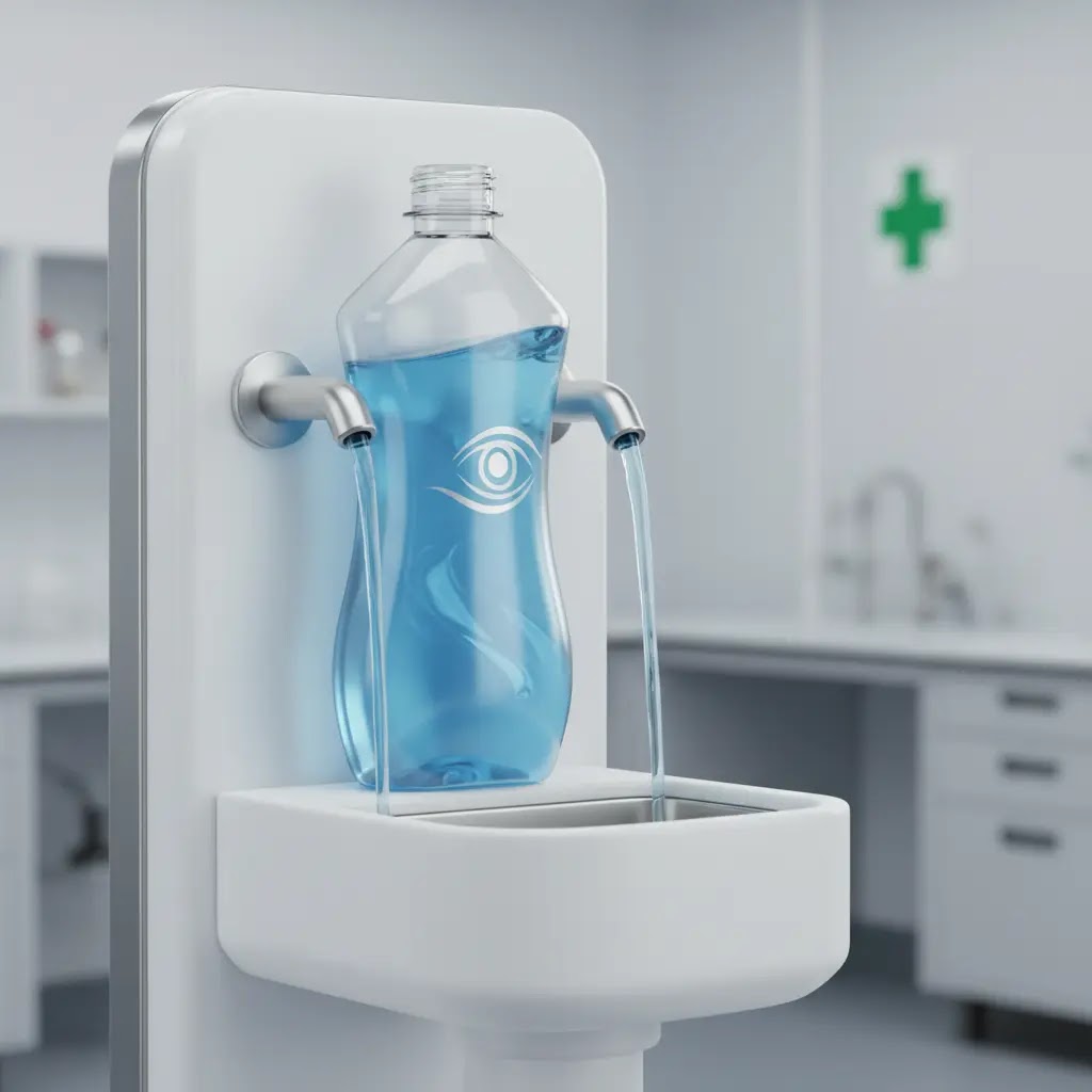 Cairan khusus untuk eyewash station
