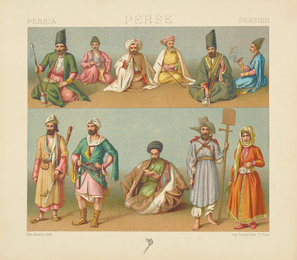 Costumes divers  fumeurs 1876 1888