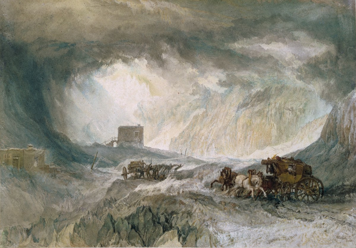 Snowstorm Mont Cenis 1820