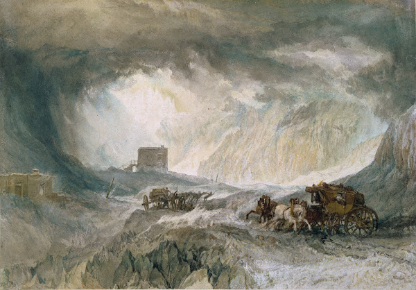 Snowstorm Mont Cenis 1820