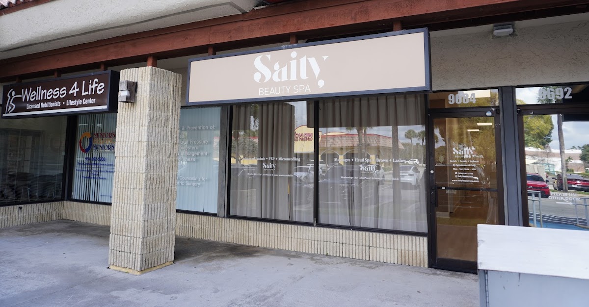 Saity Beauty Spa storefront in Pembroke Pines