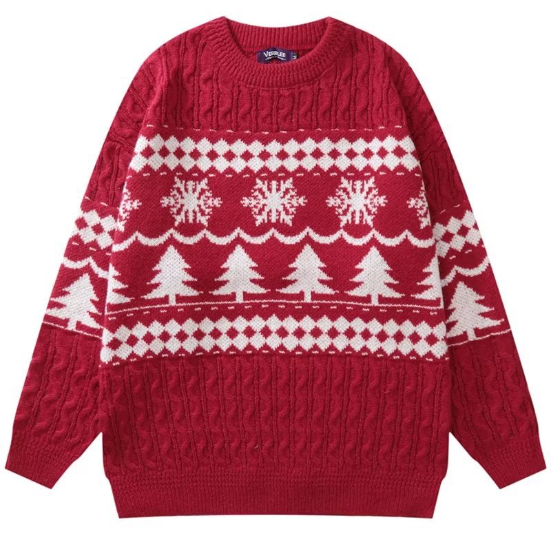 Loose knit sweater in Japanese style