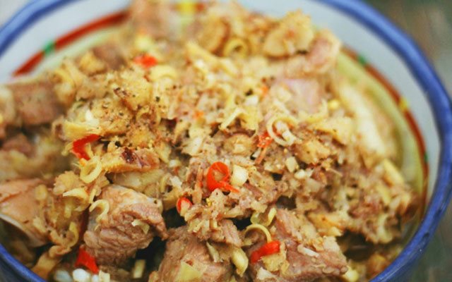 Sườn Nấu Giả Cầy