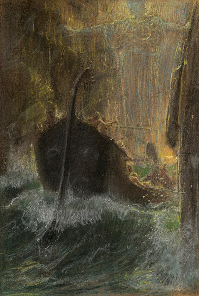 Zwischen Skylla und Charybdis 1910