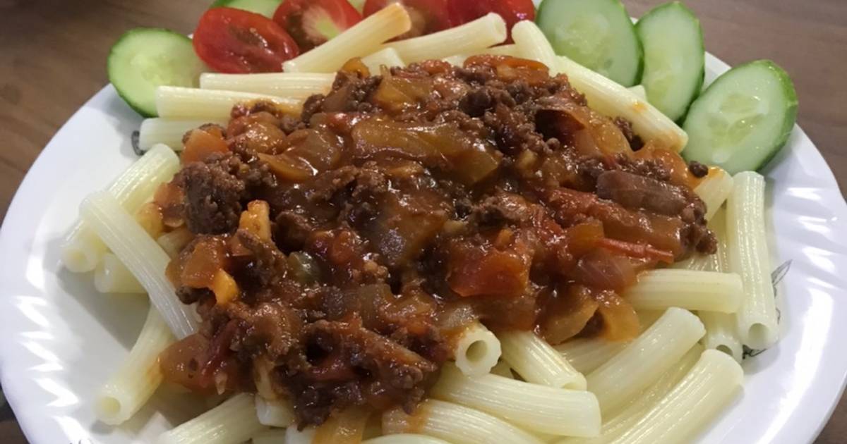 Nui xốt cà chua bò bằm