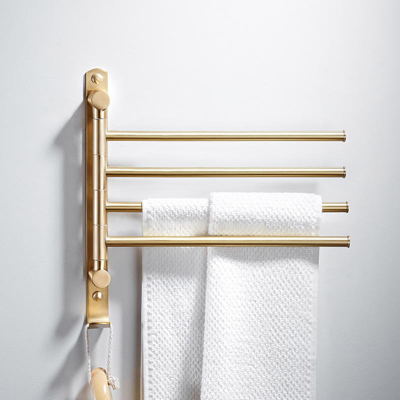 Rotatable Copper Towel Holder