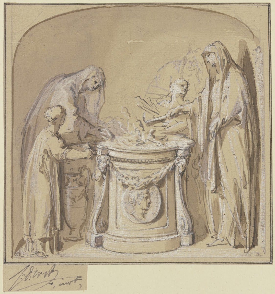 Sacrificing vestal virgins