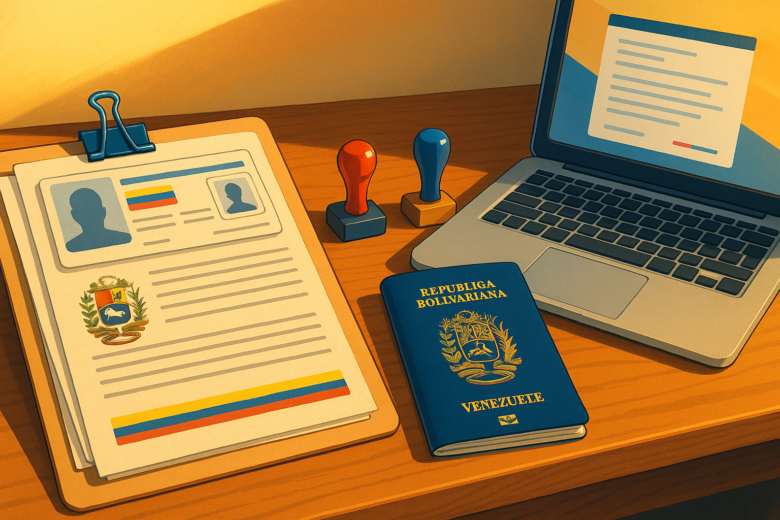 Checklist de requisitos para apostilla de documentos venezolanos en el exterior