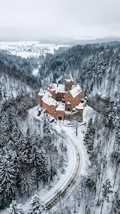 Misty Mountain Peak at Golden Hour