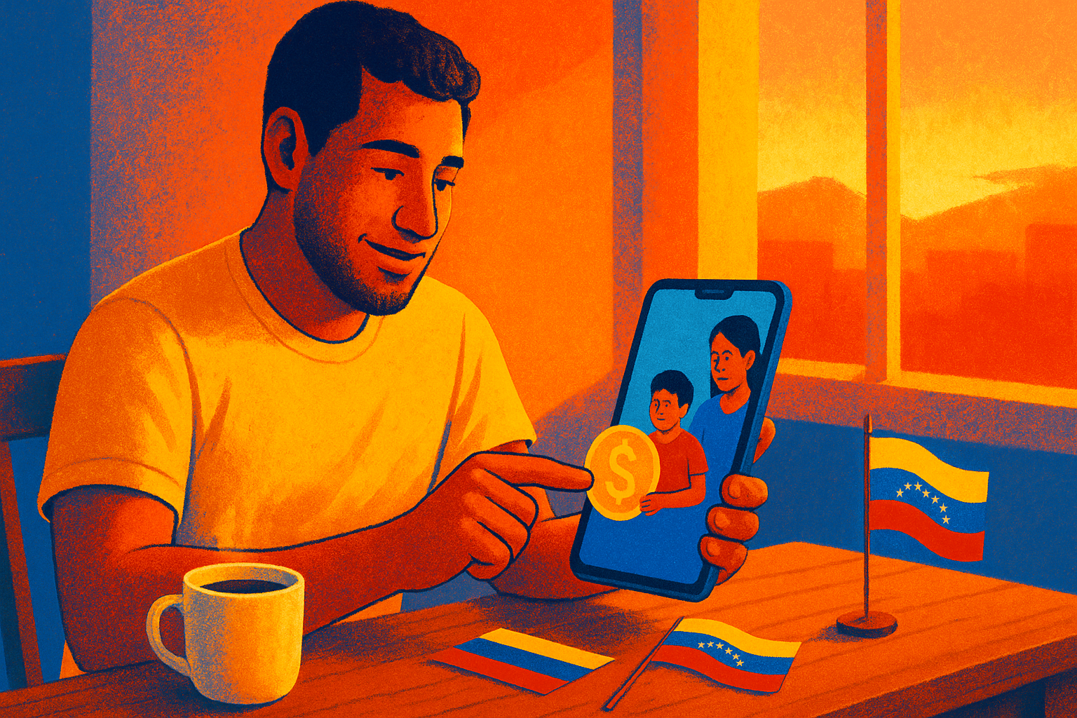 Comparar comisiones y tipo de cambio para remesas internacionales a Venezuela