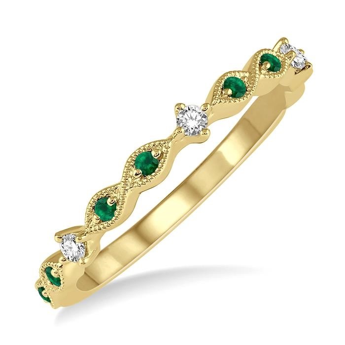 Gemstone & Diamond Fashion Band 46439DHFHEMYG