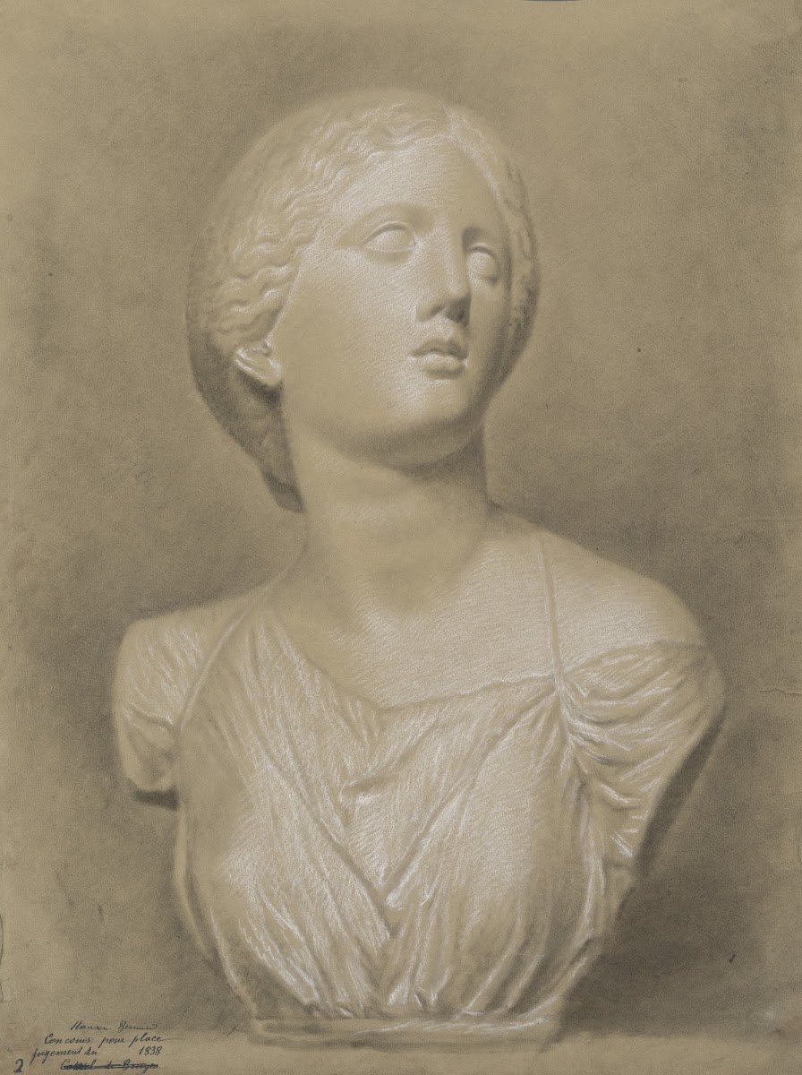 Bust of a fleeing Niobide 1838