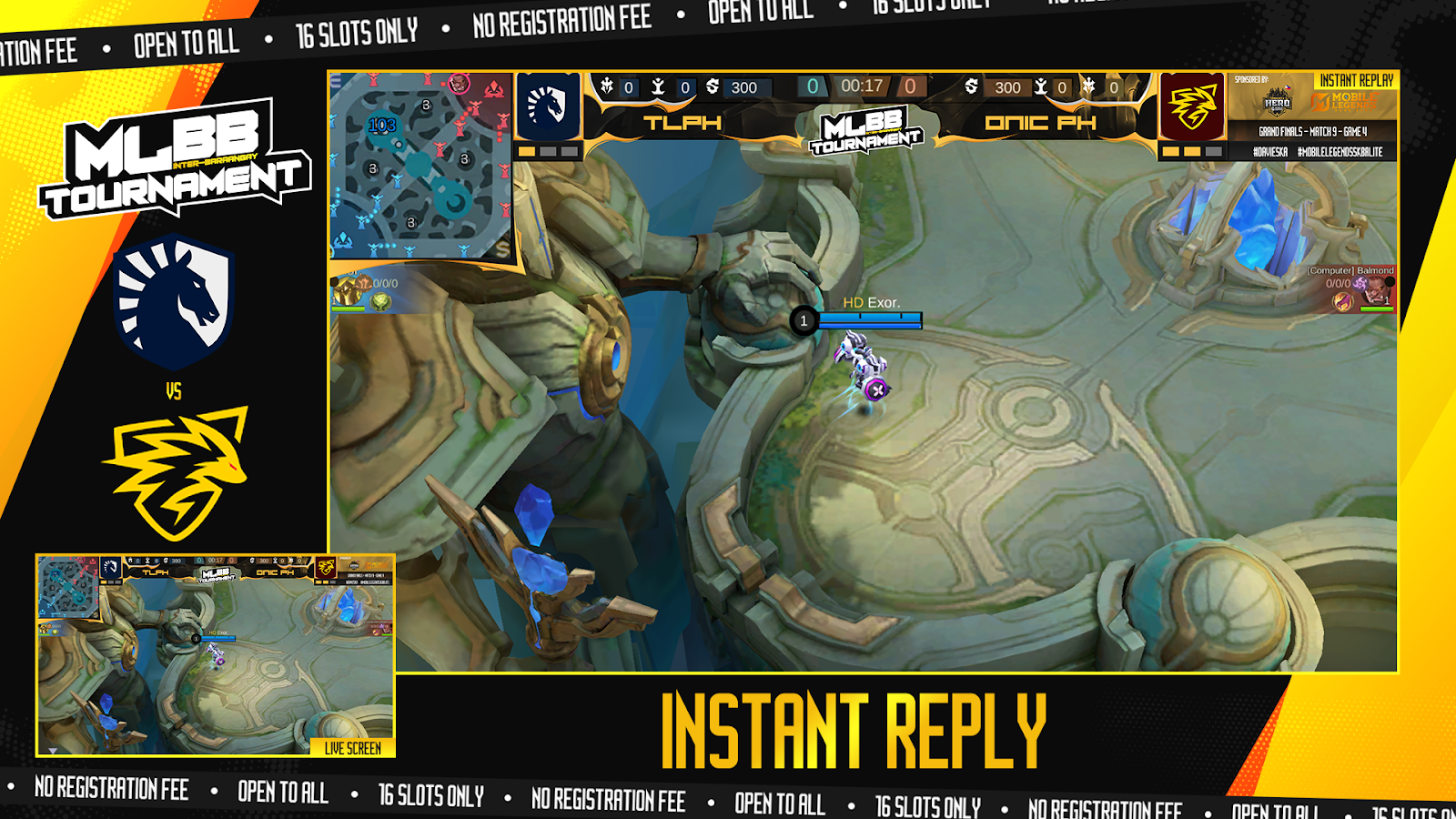 Instant Replay — Event & Competition