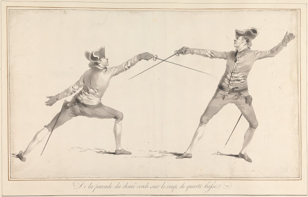 De la Parade du Demi Cercle sur le Coup de Quarte Basse 1763