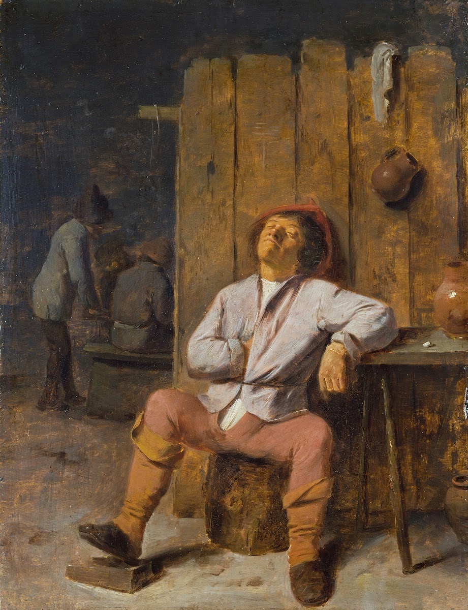 A Boor Asleep c 1630   c 1638