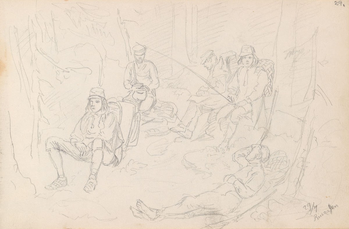 Rast på Risåsen 1852