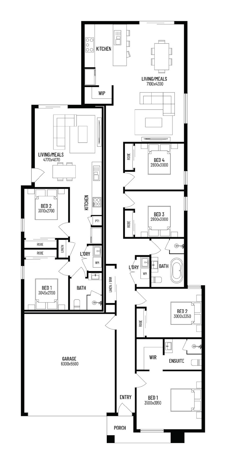 Dual Occupancy Investment Property in Nagambie, VIC (6.65% Yield) | Aus Investment Properties - Floor Plan 1