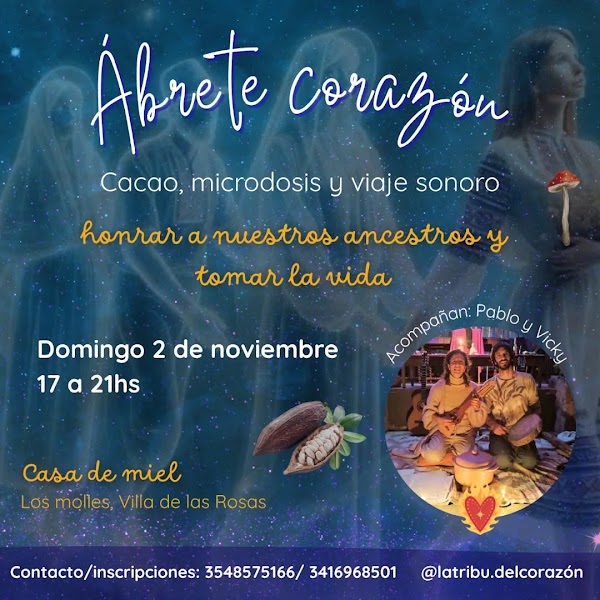 Ábrete Corazón: Cacao, Microdosis y Viaje Sonoro ❤️‍🔥
