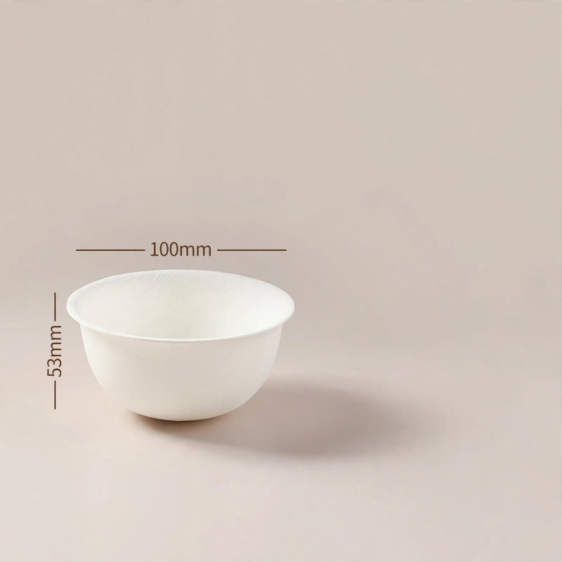 Disposable paper container, biodegradable