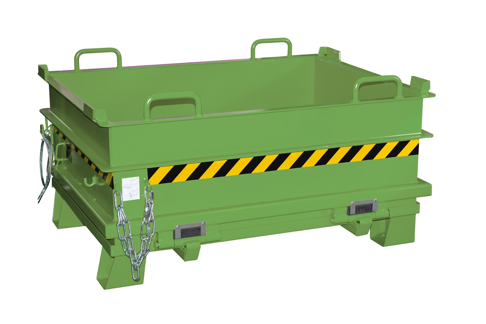 Bouwstofcontainer BC 500, gelakt, Resedagroen