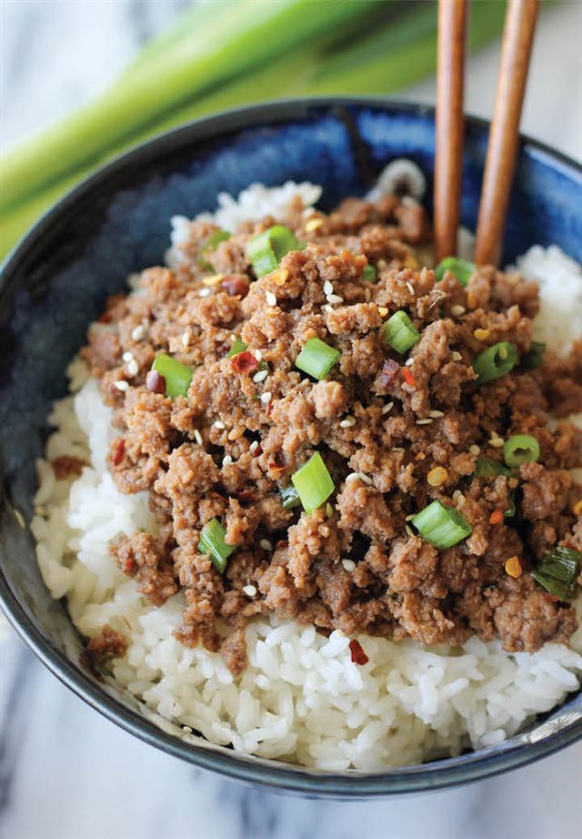 Thịt Bò Băm Xào Kiểu Hàn