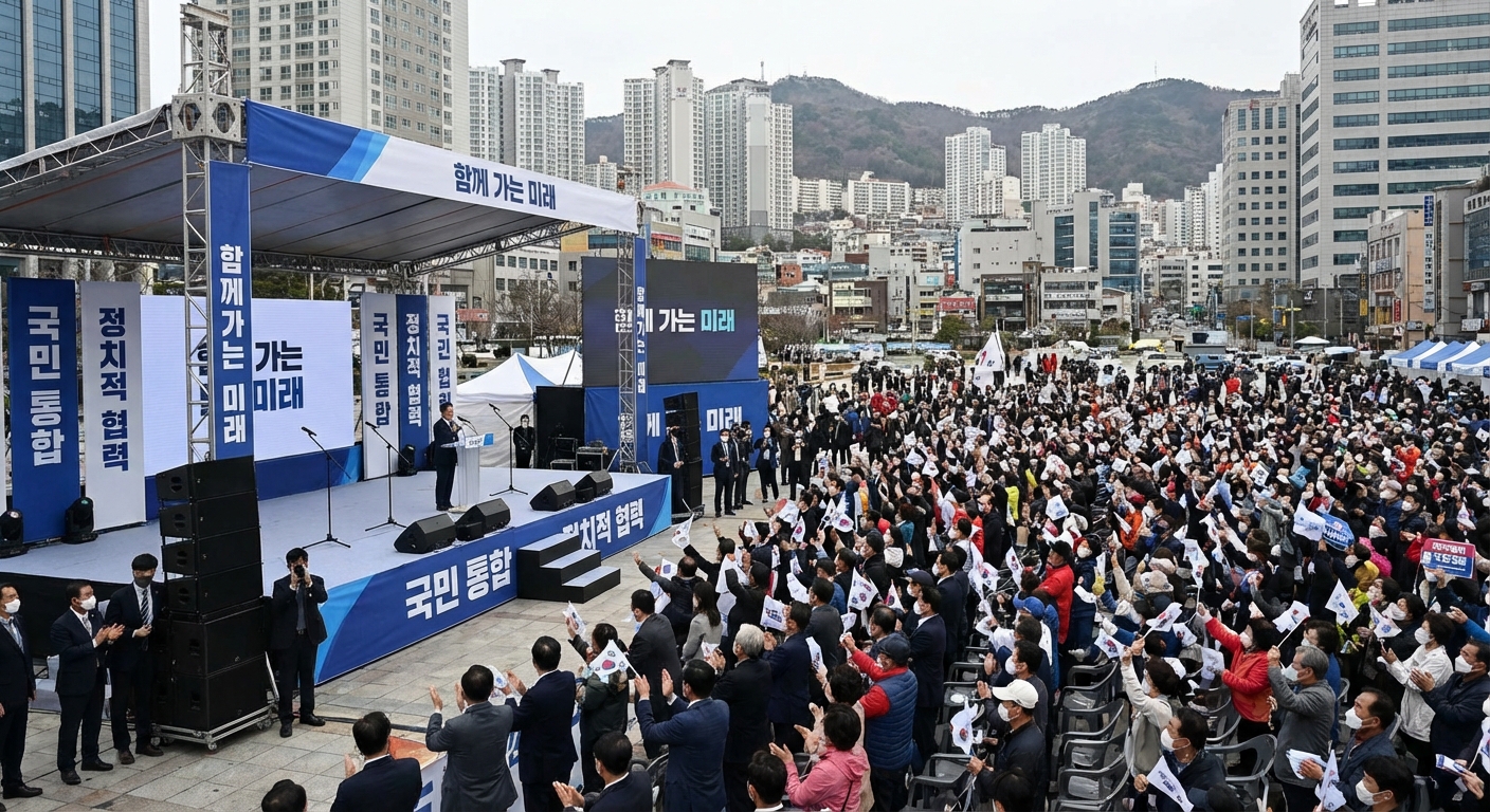 부산 금정 보궐선거 지원 유세