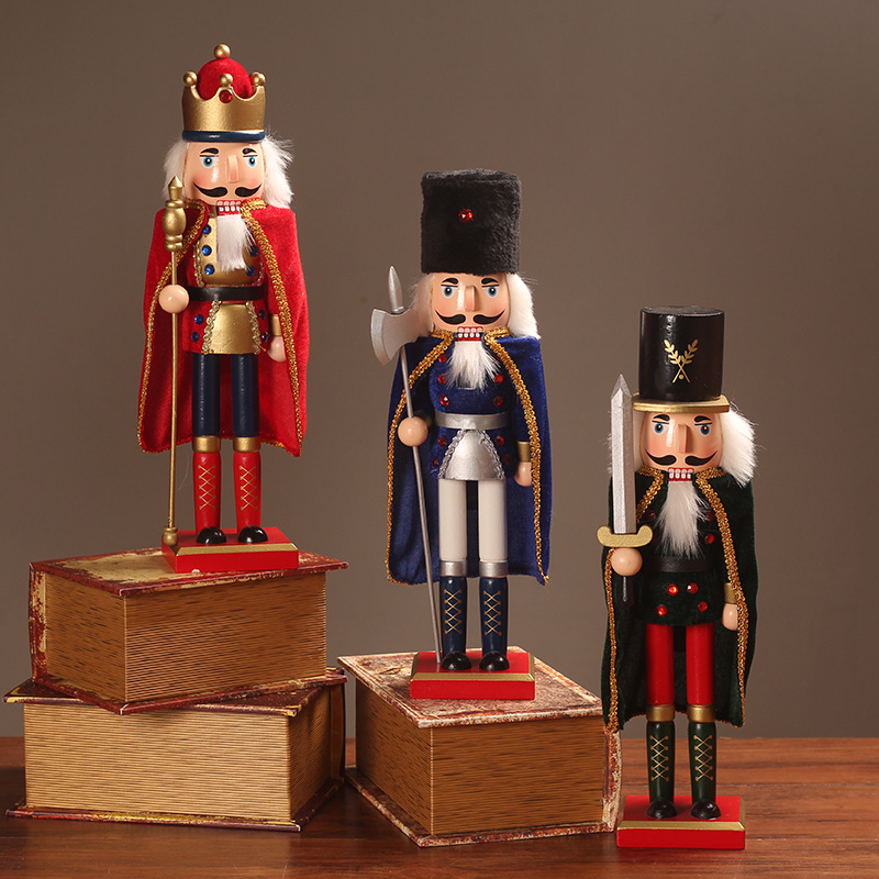 Nutcracker Soldier, 38 cm, Wood, Modern