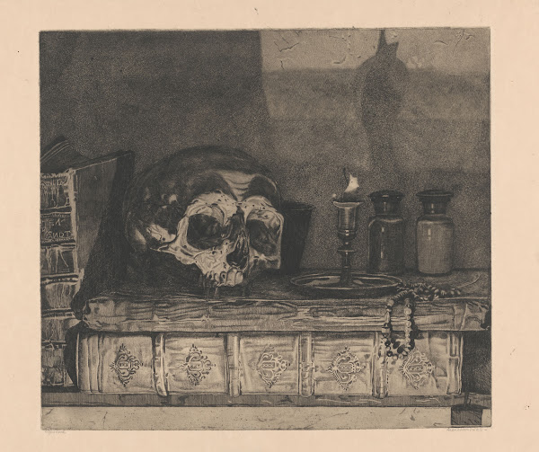 Stilleven met schedel 1911   1943