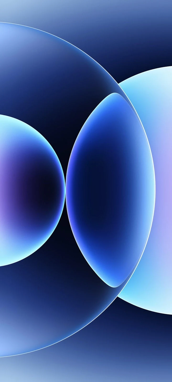 Official iPhone 12 Blue Wallpaper - Digital Art Full HD iPhone Wallpaper (1220x2712)