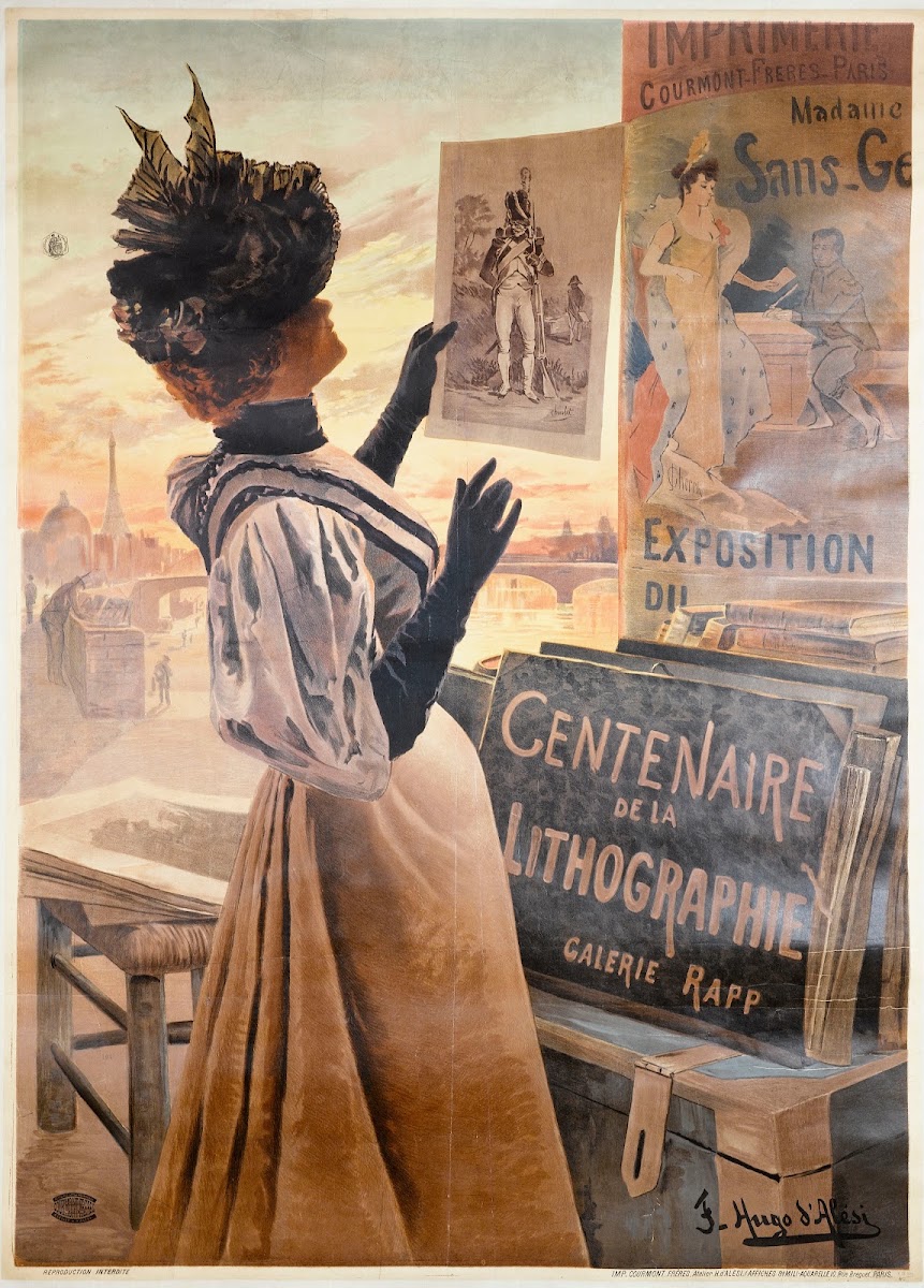 Centenaire De La Lithographie Galerie Rapp 1895