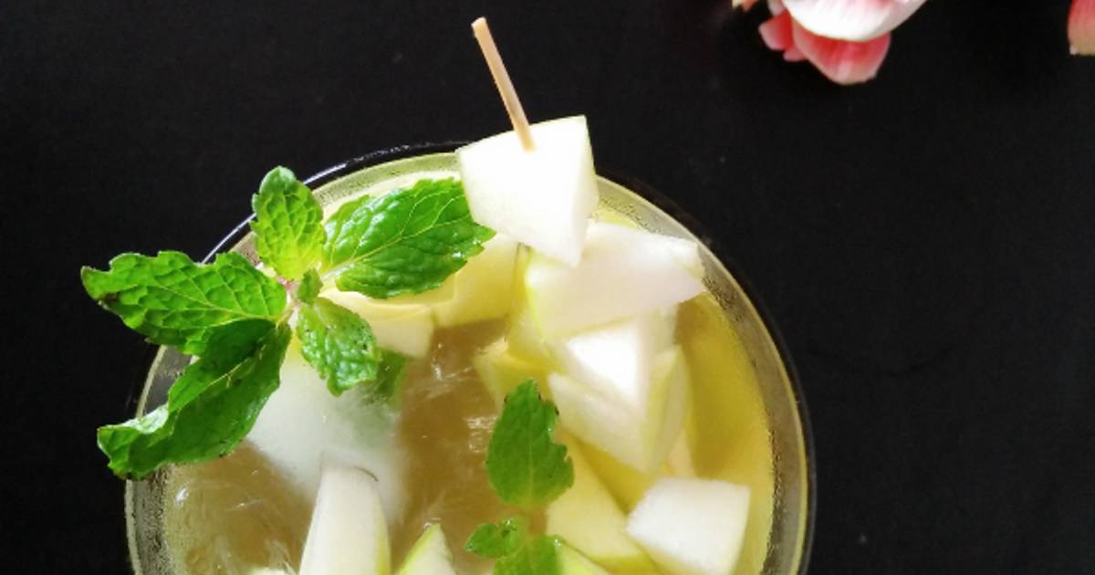 Trà táo bạc hà