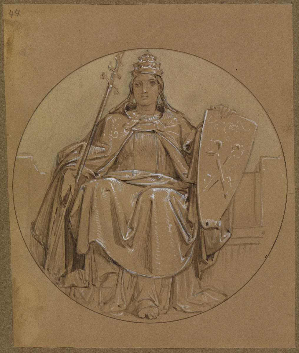 Allegorie der Stadt Rom before 1842