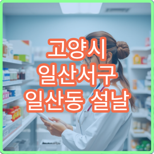 고양시 일산서구 일산동 설날 명절 연휴 이용 가능한 당번 약국