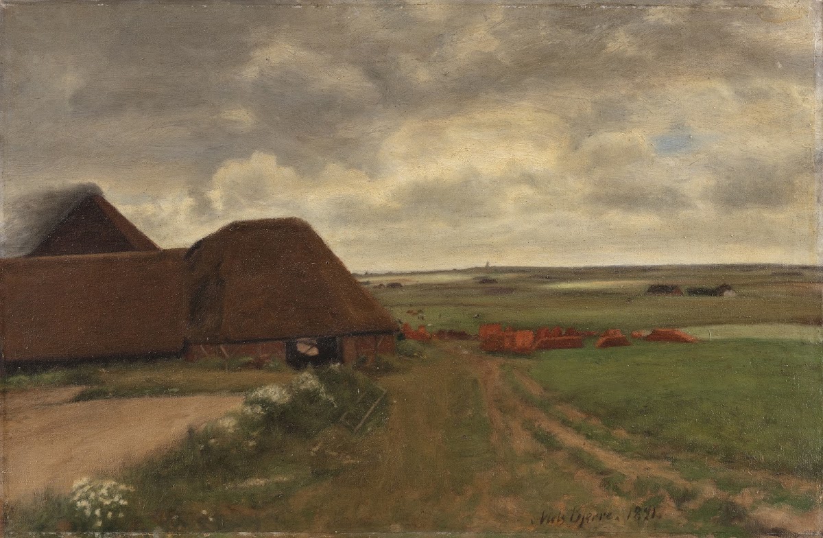 Ved et vestjysk teglværk Gråvejr 1891