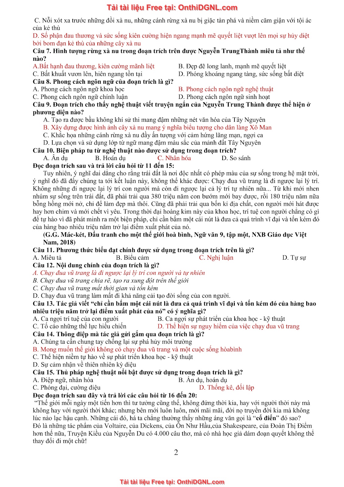 39 Đề ôn HSA - ĐỊnh tính