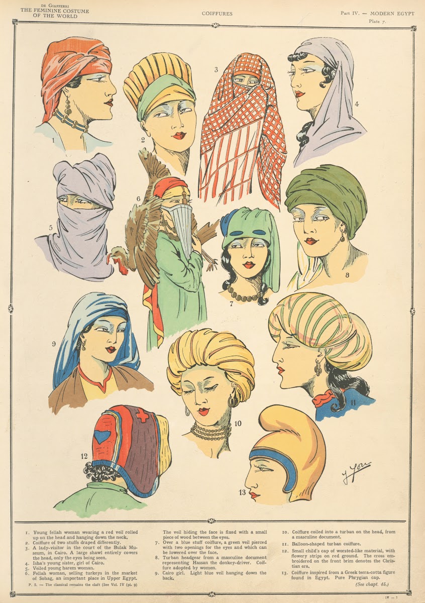 Modern Egypt  Coiffures 1926 1927