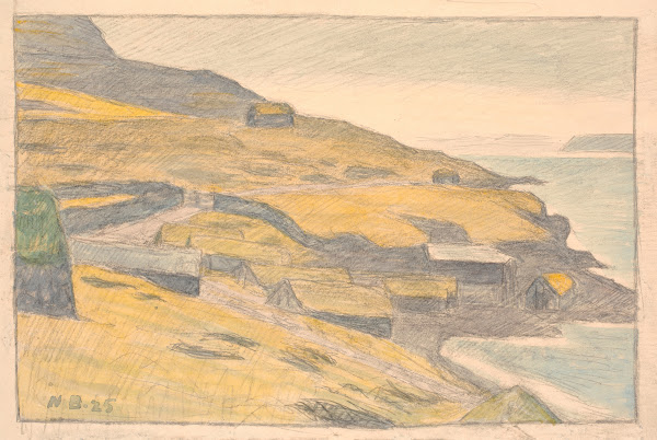 Parti fra Nolsø Færøerne 1925