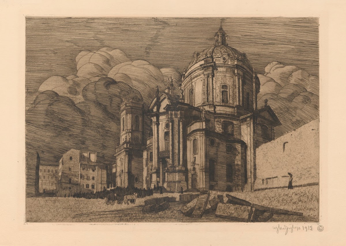 Kościół Dominikanów we Lwowie 1912