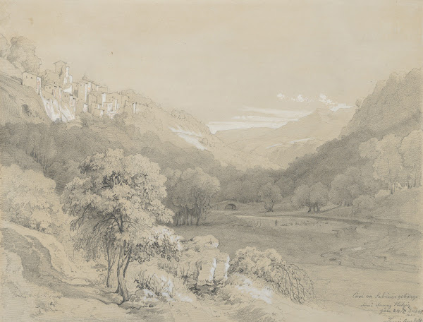 A View of Cavi in the Sabine Hills 1848