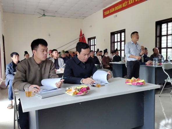 Hội nghị tổng kết Mô hình canh tác cà phê cho hộ nghèo, cận nghèo, mới thoát nghèo tại xã Chiềng La, tỉnh Sơn La của Trung tâm Nghiên cứu khoa học và Chuyển giao công nghệ - Trường Đại học Tây Bắc
