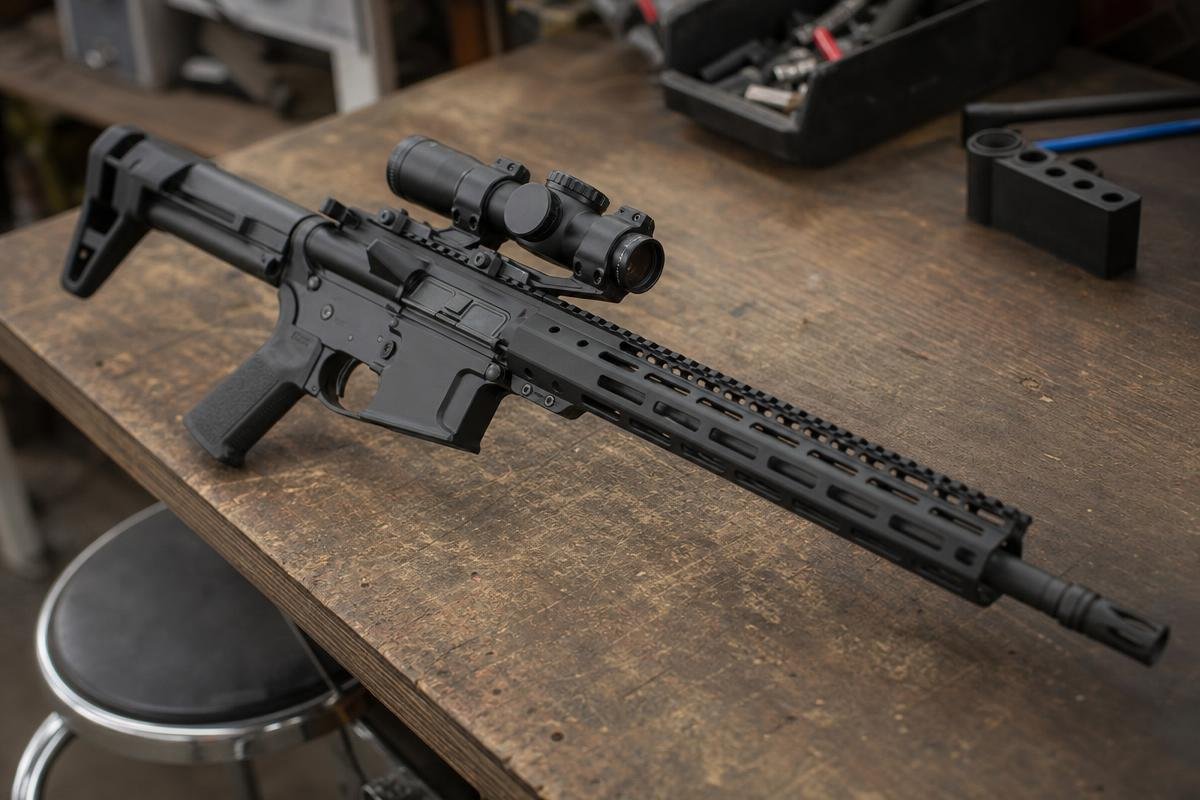 300 Blackout upper for hunting with LPVO optic and free-float M-LOK handguard