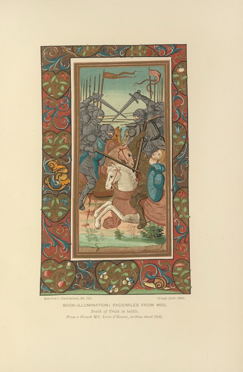 Death of Uriah in battle 1890
