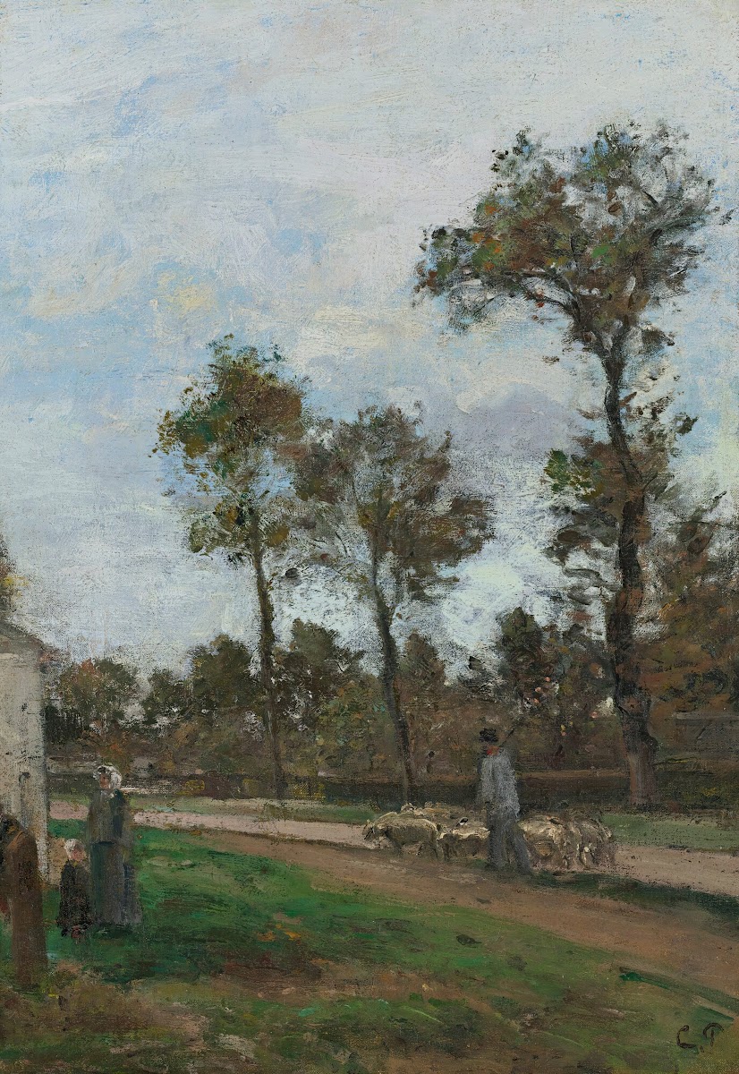Route À Louveciennes circa 1870