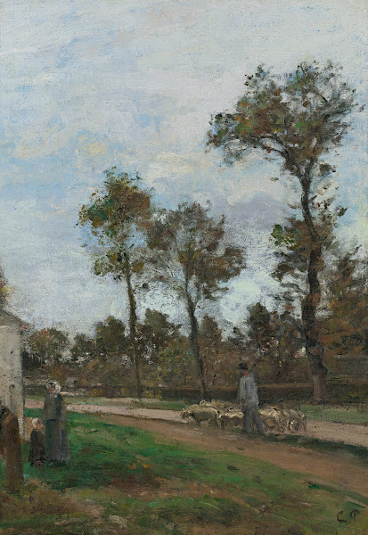 Route À Louveciennes circa 1870