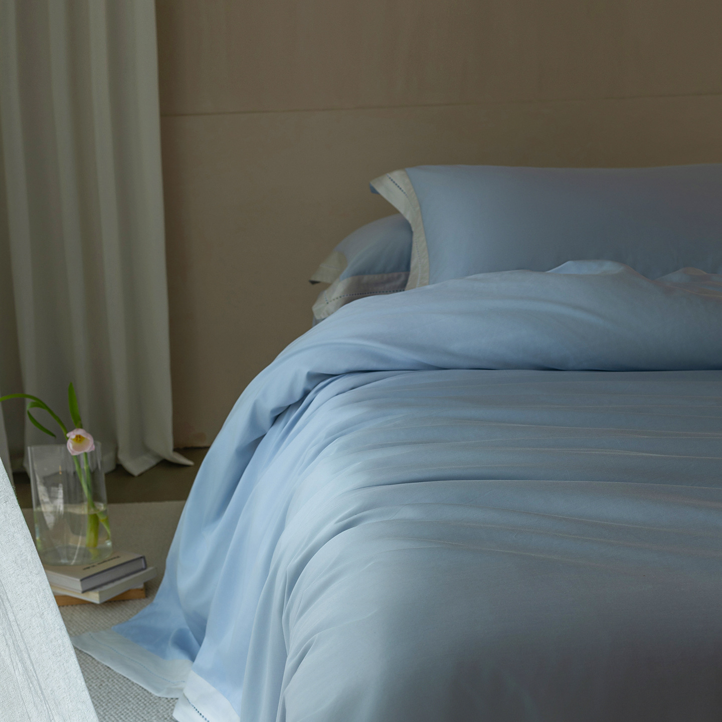 Bedding made of Egyptian cotton, 4-piece