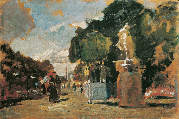 Aus den Tuilerien  Sonniger Tag 1883