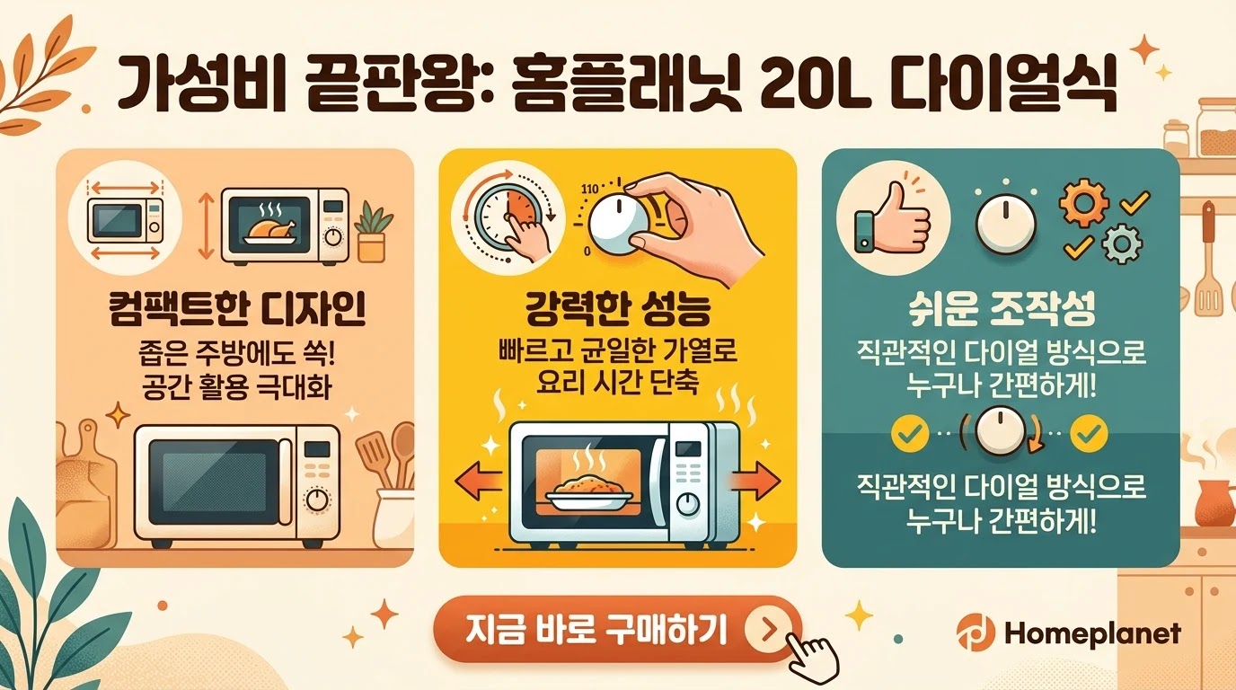 전자렌지추천 최종 체크리스트를 기억하세요